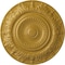 Ekena Millwork Biddix Ceiling Medallion (Fits Canopies up to 7 1/2"), 20 7/8"OD x 1 1/4"P, Iridescent Gold CM20BXIGS - alternate 1